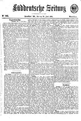 Süddeutsche Zeitung. Morgenblatt (Süddeutsche Zeitung) Montag 20. Juni 1864