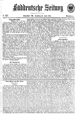 Süddeutsche Zeitung. Morgenblatt (Süddeutsche Zeitung) Samstag 25. Juni 1864