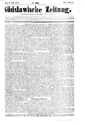 Südslawische Zeitung Donnerstag 8. Mai 1851