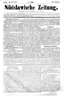 Südslawische Zeitung Dienstag 20. Mai 1851