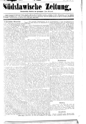 Südslawische Zeitung Freitag 12. September 1851