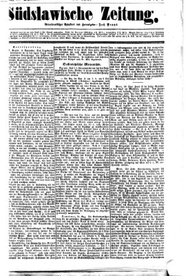 Südslawische Zeitung Samstag 13. September 1851