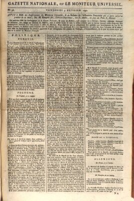 Gazette nationale, ou le moniteur universel (Le moniteur universel) Freitag 5. Februar 1790