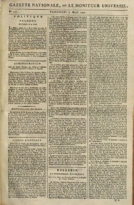 Gazette nationale, ou le moniteur universel (Le moniteur universel) Freitag 7. Mai 1790