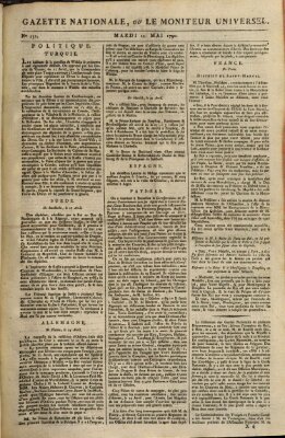 Gazette nationale, ou le moniteur universel (Le moniteur universel) Dienstag 11. Mai 1790