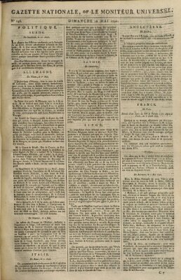 Gazette nationale, ou le moniteur universel (Le moniteur universel) Sonntag 16. Mai 1790