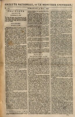 Gazette nationale, ou le moniteur universel (Le moniteur universel) Sonntag 30. Mai 1790