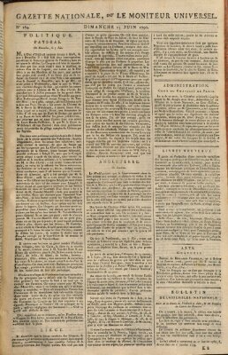 Gazette nationale, ou le moniteur universel (Le moniteur universel) Sonntag 13. Juni 1790