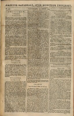 Gazette nationale, ou le moniteur universel (Le moniteur universel) Freitag 25. Juni 1790