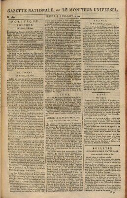 Gazette nationale, ou le moniteur universel (Le moniteur universel) Donnerstag 8. Juli 1790