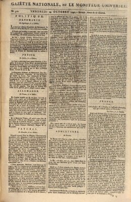 Gazette nationale, ou le moniteur universel (Le moniteur universel) Freitag 29. Oktober 1790