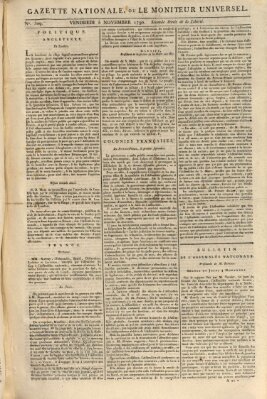 Gazette nationale, ou le moniteur universel (Le moniteur universel) Freitag 5. November 1790