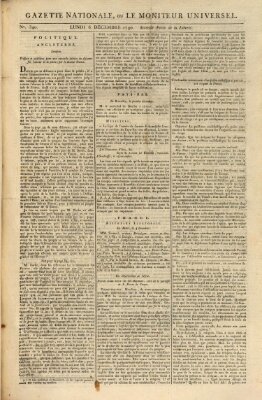 Gazette nationale, ou le moniteur universel (Le moniteur universel) Montag 6. Dezember 1790