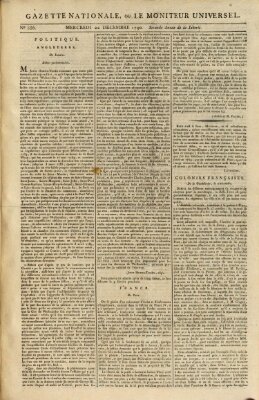 Gazette nationale, ou le moniteur universel (Le moniteur universel) Mittwoch 22. Dezember 1790