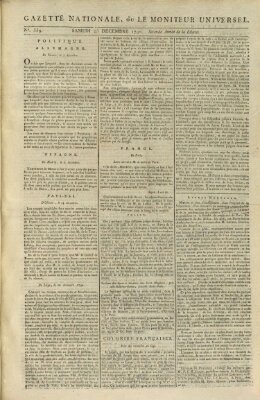 Gazette nationale, ou le moniteur universel (Le moniteur universel) Samstag 25. Dezember 1790