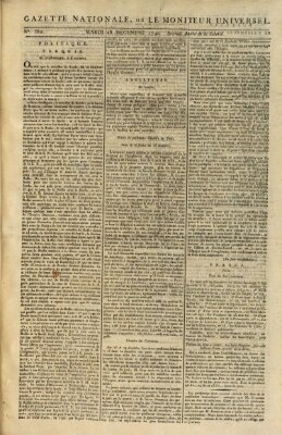 Gazette nationale, ou le moniteur universel (Le moniteur universel) Dienstag 28. Dezember 1790