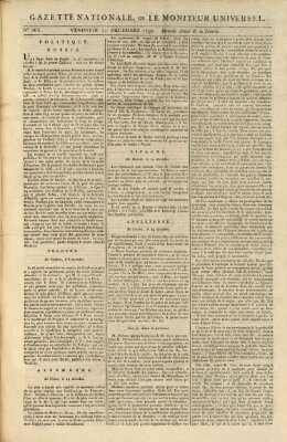 Gazette nationale, ou le moniteur universel (Le moniteur universel) Freitag 31. Dezember 1790