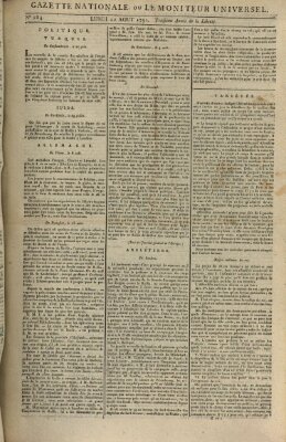 Gazette nationale, ou le moniteur universel (Le moniteur universel) Montag 22. August 1791