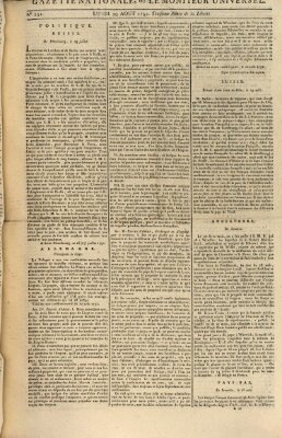 Gazette nationale, ou le moniteur universel (Le moniteur universel) Montag 29. August 1791