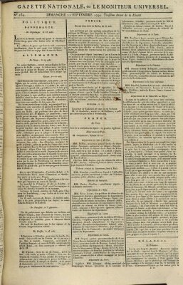 Gazette nationale, ou le moniteur universel (Le moniteur universel) Sonntag 11. September 1791