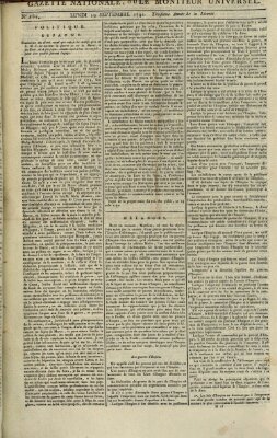 Gazette nationale, ou le moniteur universel (Le moniteur universel) Montag 19. September 1791