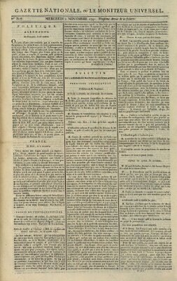 Gazette nationale, ou le moniteur universel (Le moniteur universel) Mittwoch 2. November 1791