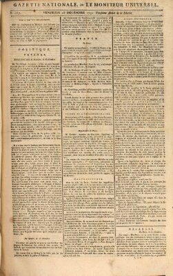 Gazette nationale, ou le moniteur universel (Le moniteur universel) Freitag 23. Dezember 1791