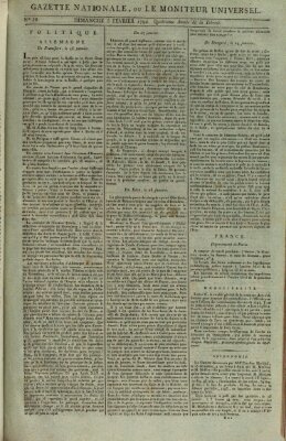 Gazette nationale, ou le moniteur universel (Le moniteur universel) Sonntag 5. Februar 1792