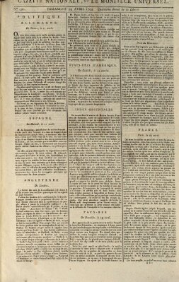 Gazette nationale, ou le moniteur universel (Le moniteur universel) Sonntag 29. April 1792