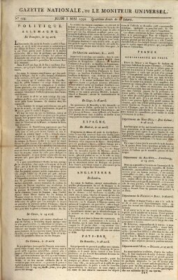 Gazette nationale, ou le moniteur universel (Le moniteur universel) Donnerstag 3. Mai 1792