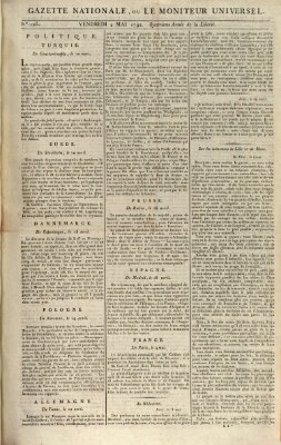 Gazette nationale, ou le moniteur universel (Le moniteur universel) Freitag 4. Mai 1792