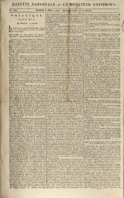 Gazette nationale, ou le moniteur universel (Le moniteur universel) Dienstag 8. Mai 1792