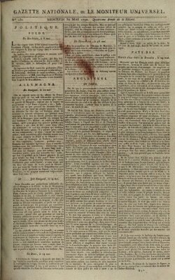 Gazette nationale, ou le moniteur universel (Le moniteur universel) Mittwoch 30. Mai 1792