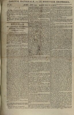 Gazette nationale, ou le moniteur universel (Le moniteur universel) Donnerstag 7. Juni 1792