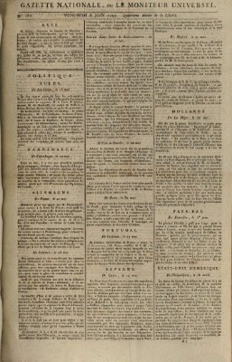 Gazette nationale, ou le moniteur universel (Le moniteur universel) Freitag 8. Juni 1792