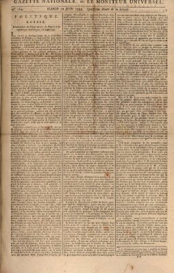 Gazette nationale, ou le moniteur universel (Le moniteur universel) Dienstag 12. Juni 1792