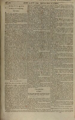 Gazette nationale, ou le moniteur universel (Le moniteur universel) Donnerstag 14. Juni 1792