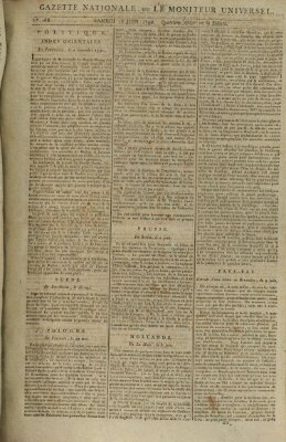 Gazette nationale, ou le moniteur universel (Le moniteur universel) Samstag 16. Juni 1792