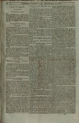 Gazette nationale, ou le moniteur universel (Le moniteur universel) Freitag 13. Juli 1792