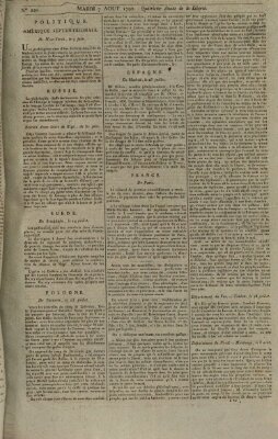 Gazette nationale, ou le moniteur universel (Le moniteur universel) Dienstag 7. August 1792