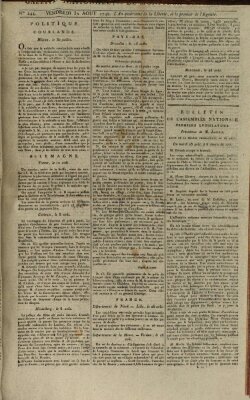 Gazette nationale, ou le moniteur universel (Le moniteur universel) Freitag 31. August 1792