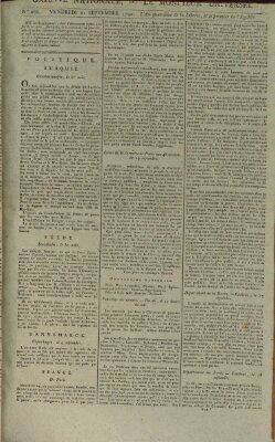 Gazette nationale, ou le moniteur universel (Le moniteur universel) Freitag 21. September 1792