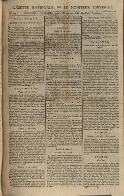 Gazette nationale, ou le moniteur universel (Le moniteur universel) Freitag 2. November 1792