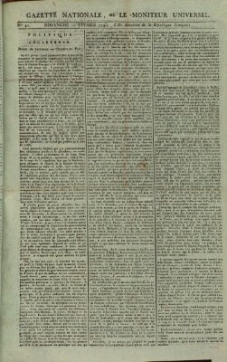 Gazette nationale, ou le moniteur universel (Le moniteur universel) Sonntag 10. Februar 1793