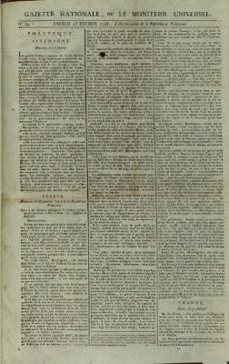 Gazette nationale, ou le moniteur universel (Le moniteur universel) Samstag 23. Februar 1793