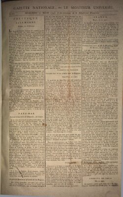 Gazette nationale, ou le moniteur universel (Le moniteur universel) Mittwoch 13. März 1793