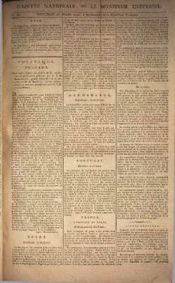 Gazette nationale, ou le moniteur universel (Le moniteur universel) Mittwoch 27. März 1793