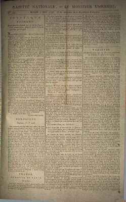 Gazette nationale, ou le moniteur universel (Le moniteur universel) Dienstag 7. Mai 1793