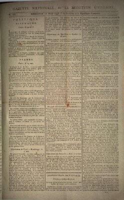 Gazette nationale, ou le moniteur universel (Le moniteur universel) Montag 13. Mai 1793