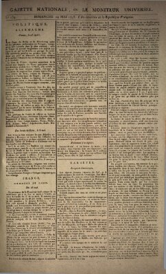 Gazette nationale, ou le moniteur universel (Le moniteur universel) Sonntag 19. Mai 1793